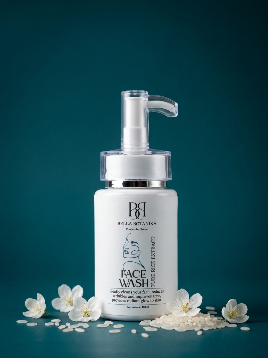 Bella Botanika Rice Water Face Wash