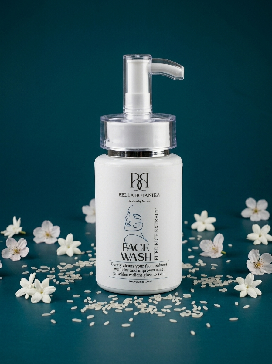 Bella Botanika Rice Water Face Wash